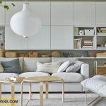 چیدمان اتاق نشیمن ایکیا