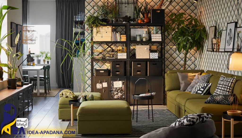 چیدمان اتاق نشیمن ایکیا