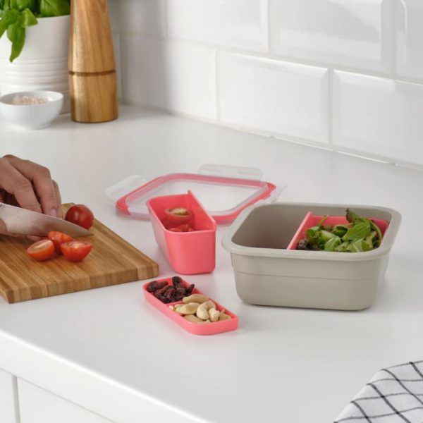ظرف غذا مربعی ایکیا مدل ikea 365