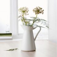 گلدان استیل لعابی ایکیا مدل SOCKERART