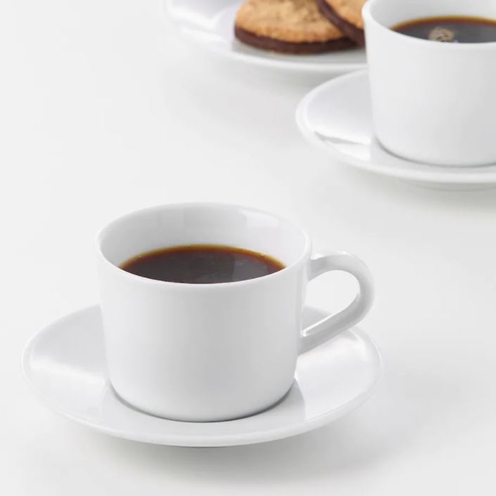 فنجان و نعلبکی سرامیکی ایکیا مدل IKEA 365