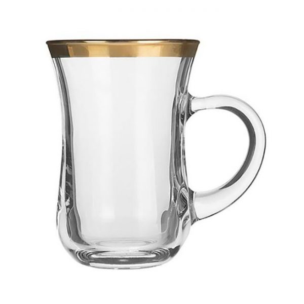 استکان لب طلایی پاشاباغچه مدل کی اف کد 55411