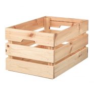 جعبه چوبی بزرگ ایکیا مدل KNAGGLIG
