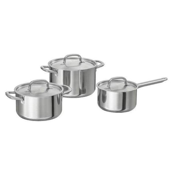 سرویس قابلمه استیل ایکیا مدل IKEA 365