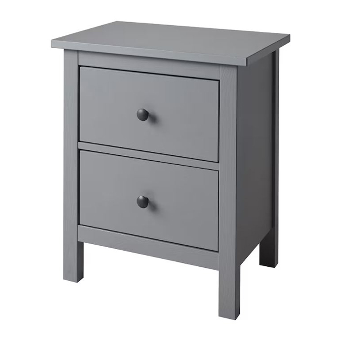 پاتختی دو کشو ایکیا مدل HEMNES